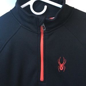 Boys L 14/16 Spyder Half Zip Pullover